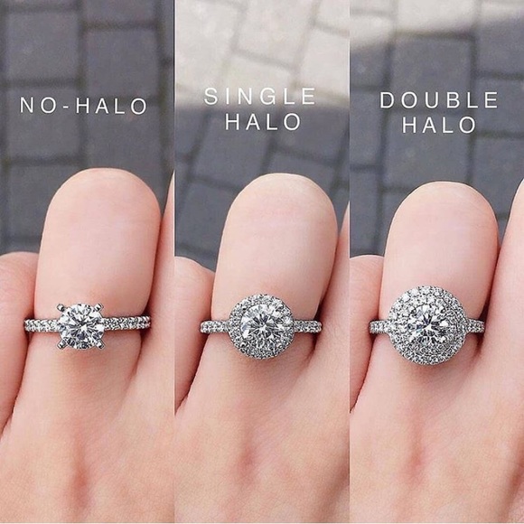 1-3Ct Halo 925 Princess Cushion Cut Engagement Ring - Picture 12 of 17